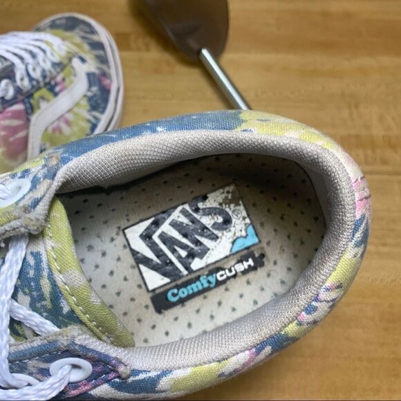 Vans Comfy Cush Old Skool Tie Dye Lace Up Shoes 6.5MEN/ 8 WOMEN 500383 - Picture 10 of 11